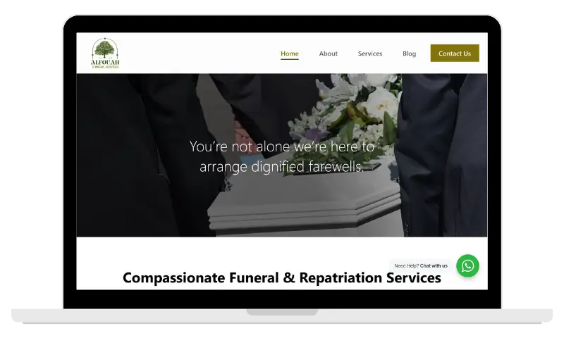 Al Fouah – Funeral Services Website