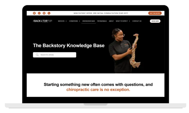The Backstory – Award Winning Chiropractor in Oxford